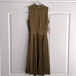 Nanette Lepore Pleated Midi Dress size 8